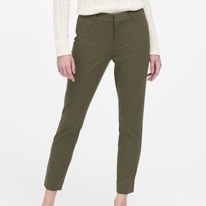 Sloan bi stretch slacks in dark green
